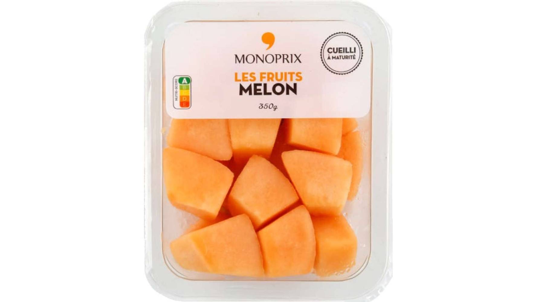 Monoprix Melon en morceaux La barquette de 350g