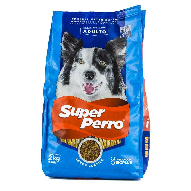 Super perro alimento para perro adultos (2 kg)