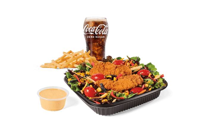 Southwest Salad w/ Crispy Chicken Combo