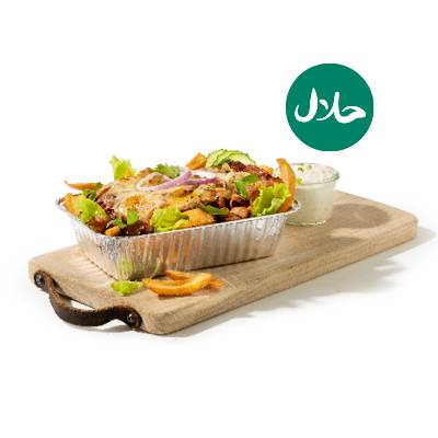 Kapsalon kipshoarma halal