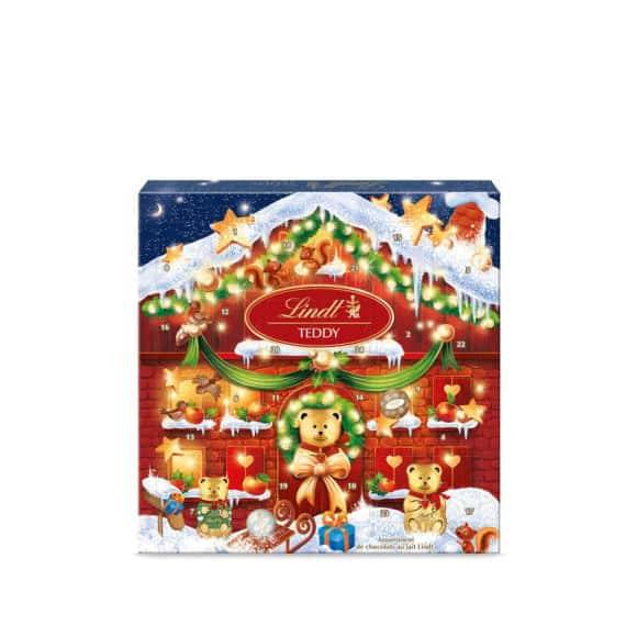 Lindt - Calendrier de l'avent teddy chocolat au lait (24)