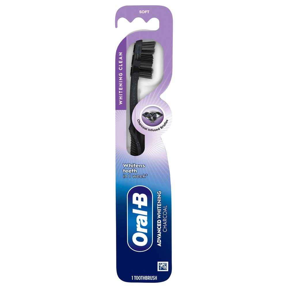 Oral-B Oral B Charcoal Whitening Soft Toothbrush (0.8 oz)