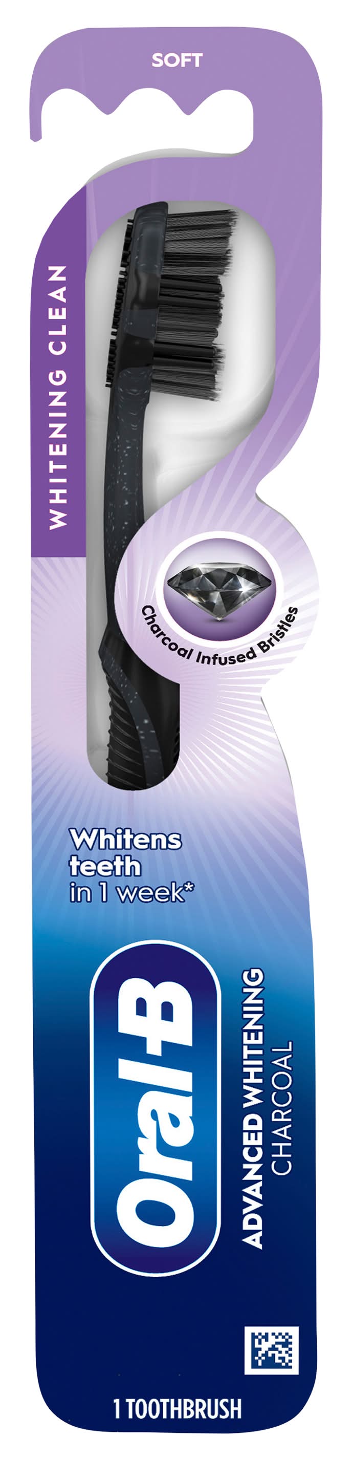 Oral-B Advanced Whitening Charcoal Soft Toothbrush