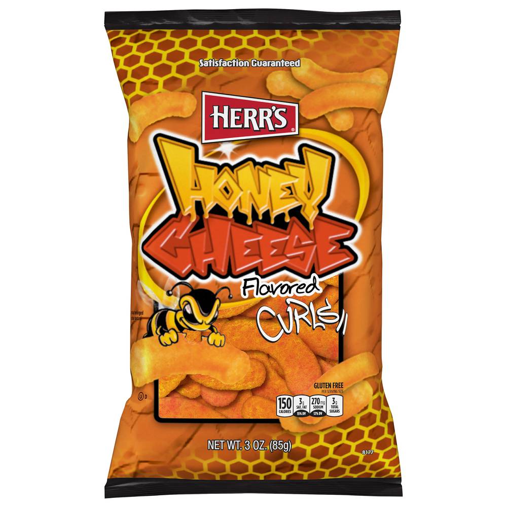 Herr's Curls, Honey Cheese (3 oz)