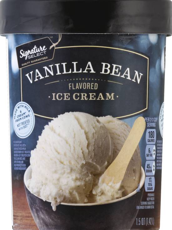 Signature Select Vanilla Bean Ice Cream (1.5 qts)