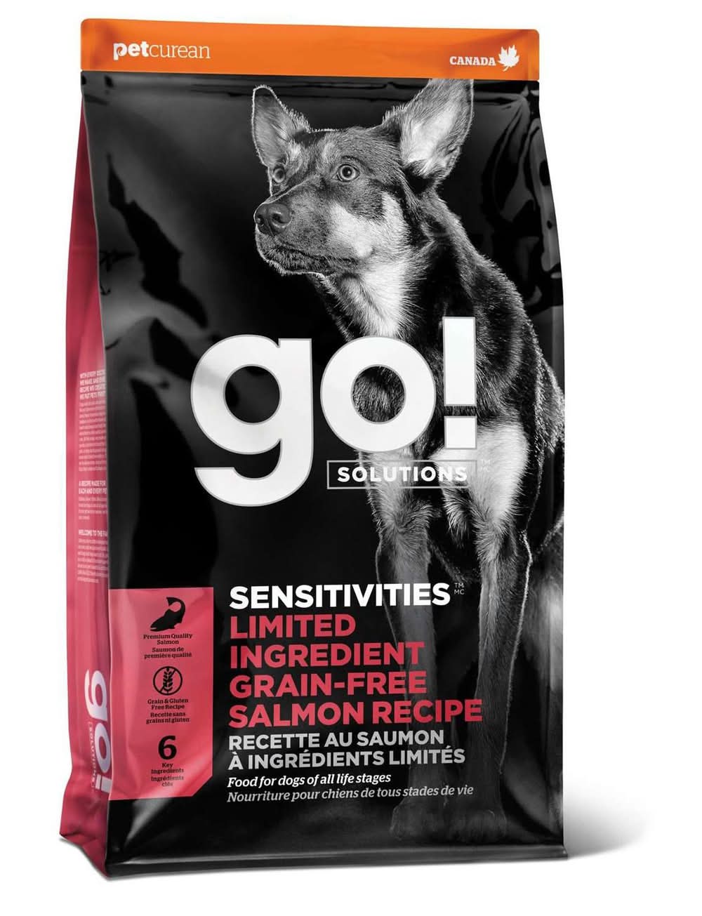 Go! Solutions Sensitivities Limited Ingredient Grain-Free Salmon Recipe Dog Food, 12 lb