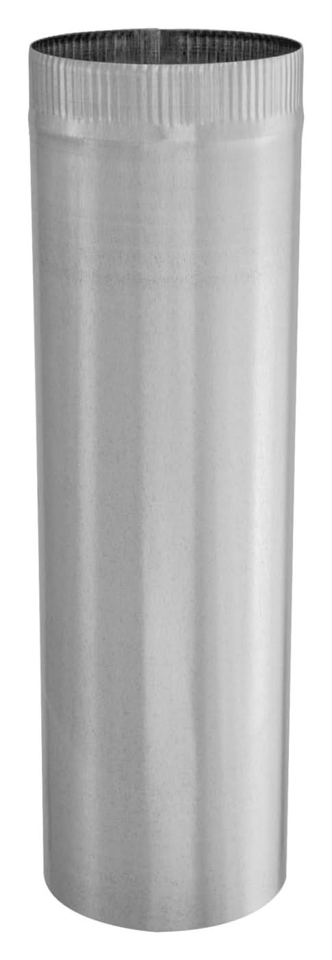 Imperial 7 In. D X 24 In. L Galvanized Steel Furnace Pipe