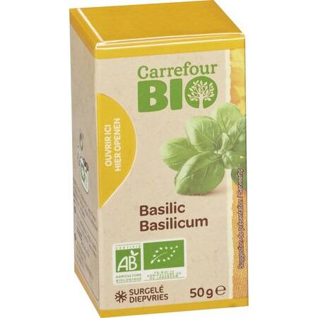 Bio - FID - Basilic bio CARREFOUR BIO - la boîte de 50g