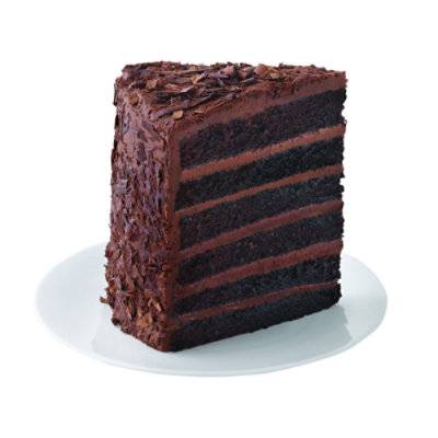 Signature Select Chocolate Cake Jumbo Slice - Each