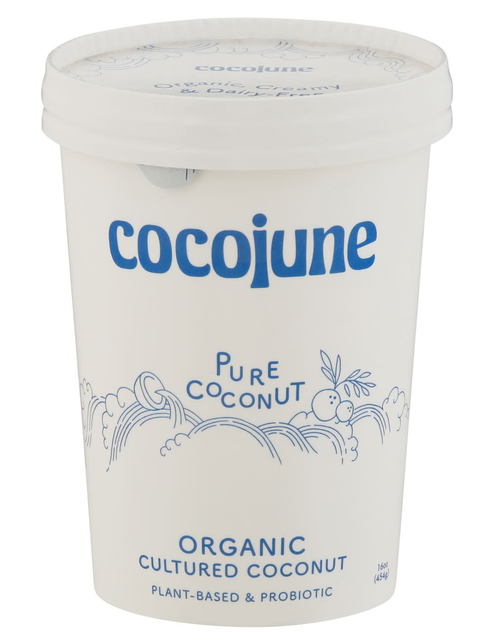 Cocojune Organic Cultured Pure Coconut Yogurt (16 oz)