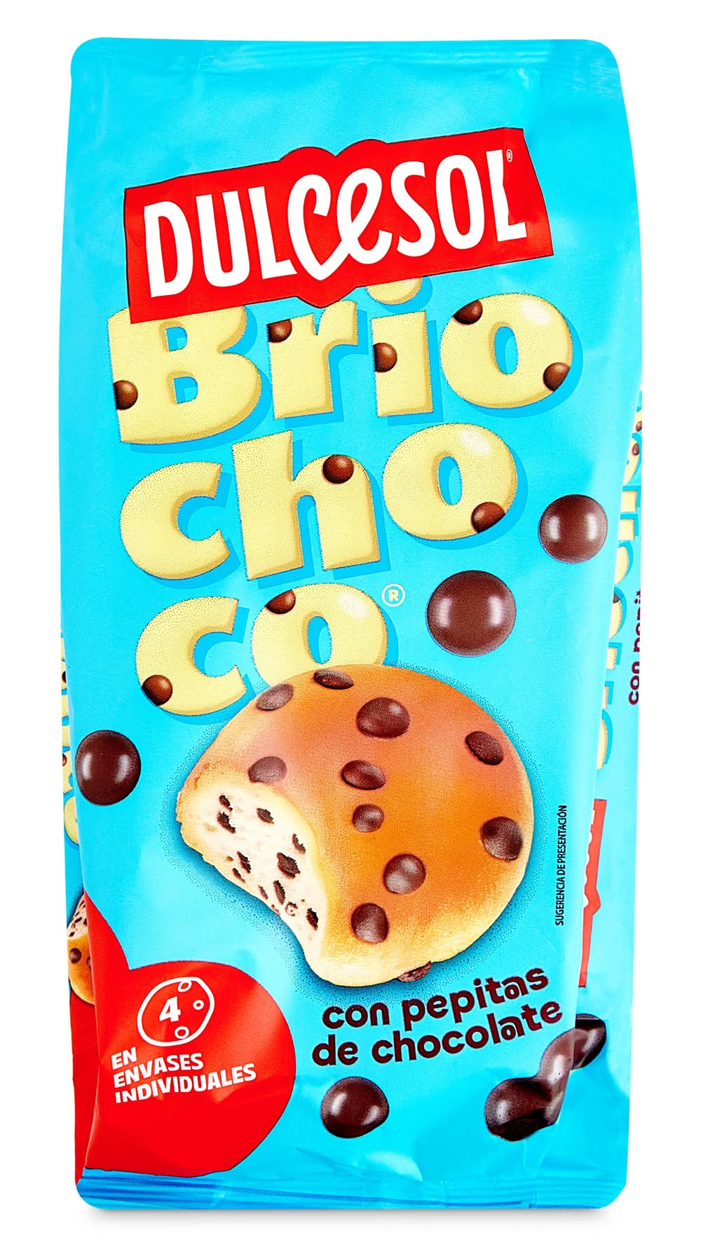 Briochoco Con Pepitas De Chocolate Dulcesol Bolsa 160 G