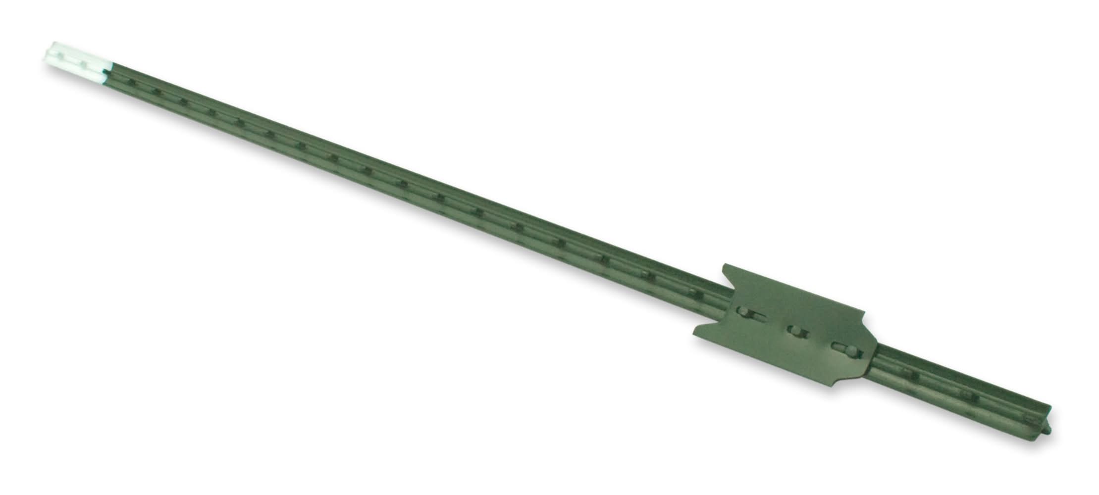 T-Post W/P 1.25 6 Ft. 0 In. GRN UPC 72-in x 72-in Green Steel T-post For Multiple Fence Types