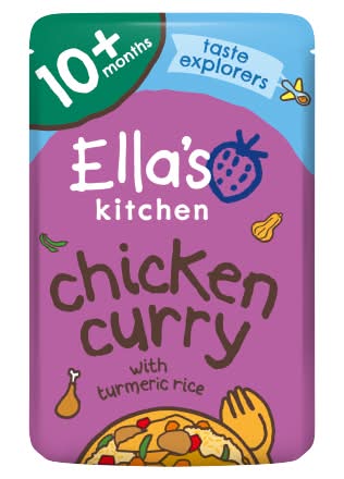 Ella's Kitchen Chicken Curry, Organic Baby Pouch 10+ Months (190g)
