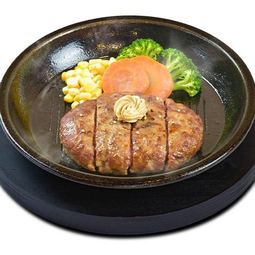 ワイルドハンバーグ　200ｇ（オニオンソース付）