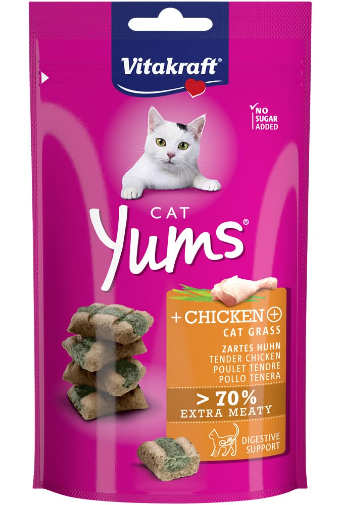 Cat Yums poulet+Cat Gras VITAKRAFT 40g