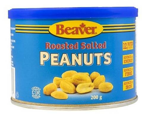 Beaver Salted Peanuts 200g