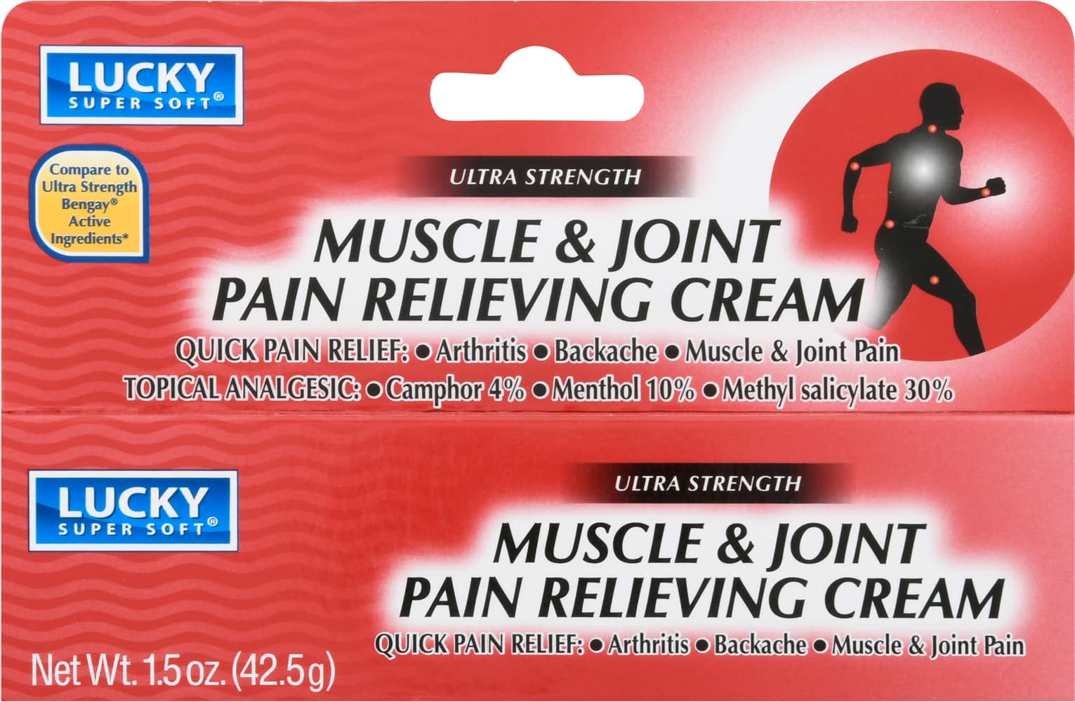 Lucky Super Soft Muscle & Joint Pain Relieving Cream (1.5 oz)