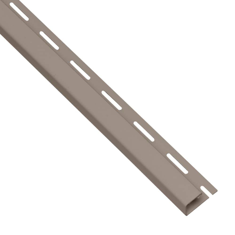 Georgia-Pacific Georgia-Pacific Clay J-channel Vinyl Siding Trim 0.625-in x 150-in | 235210