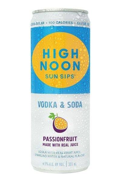 High Noon Passionfruit Vodka Hard Seltzer (12 fl oz)