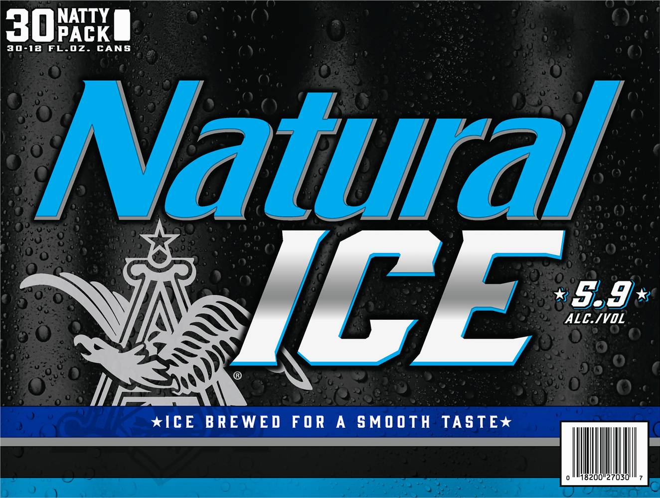 Natural Ice Natty Beer (30 pack, 18 fl oz)