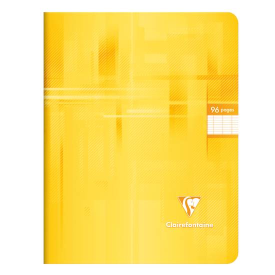 Clairefontaine - Cahier piqûre 17x22cm grands carreaux seyes 96pages (8 pièces)