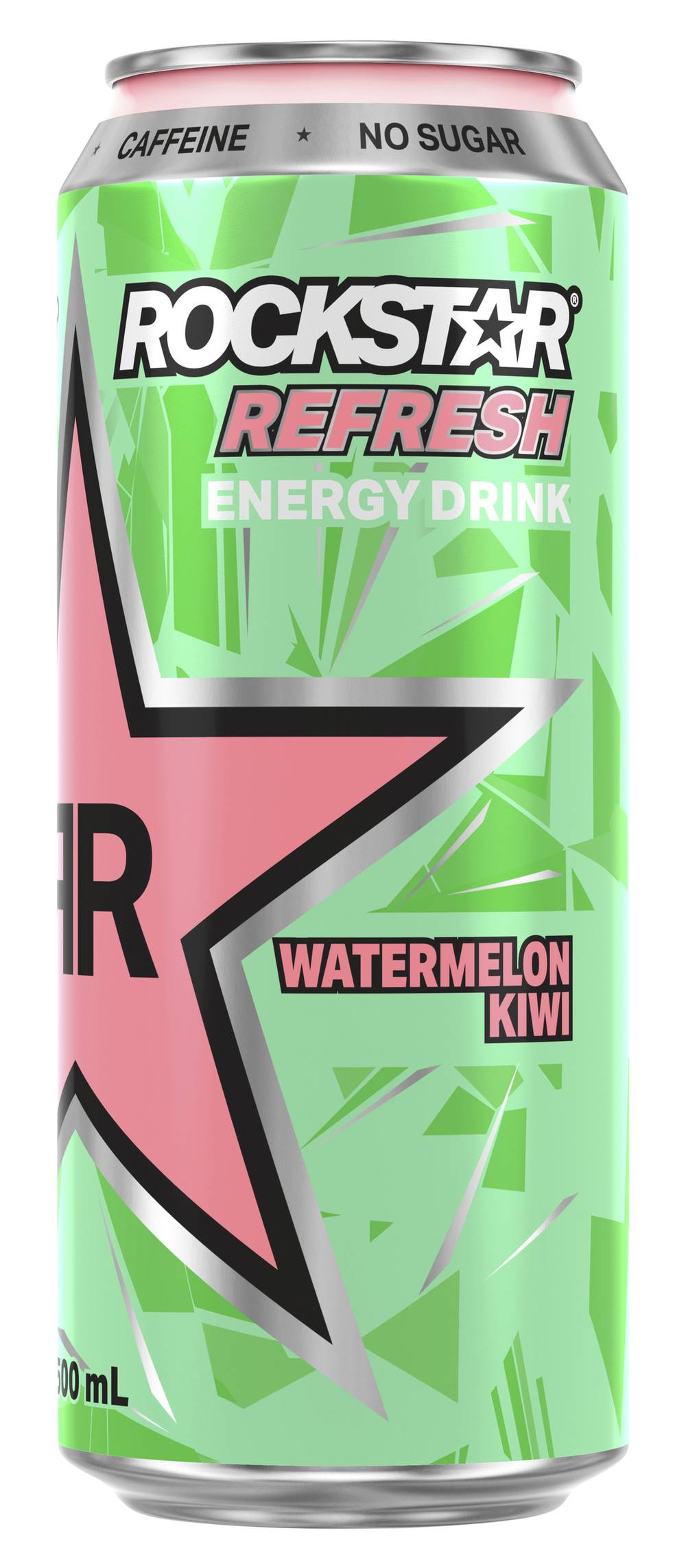 Rockstar Refresh Energy Drink, Watermelon Kiwi (500mL)