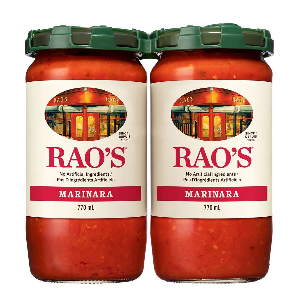 Rao’S Sauce Marinara, 2 X 770 Ml / Rao's Homemade Homemade Marinara Sauce (2 x 770 g)