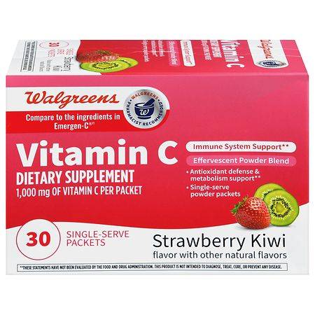 Walgreens Vitamin C Immune Support Effervescent Powder Blend 1000 mg