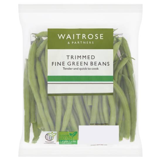 Waitrose & Partners Trimmed Fine Green Beans