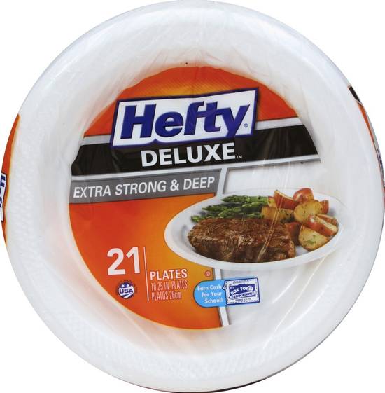 Hefty Deluxe Extra Strong & Deep Plates