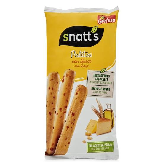 Palitos de pan con queso Snatt's bolsa 56 g
