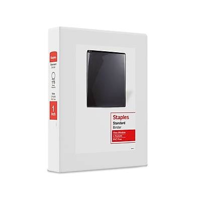 Staples Mini Ring View Binder (white)