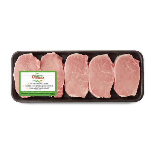Farm Promise Boneless New York Top Pork Chops Family Pack