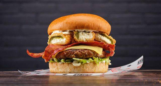 Jalapeno Popper Stack Burger