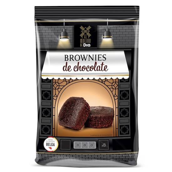 Brownies de Chocolate El Molino de Dia Bolsa 200 G