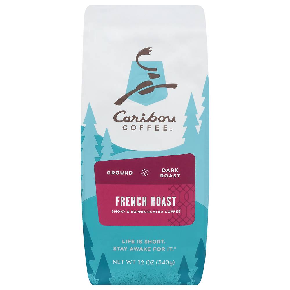 Caribou Coffee French Dark Roast Ground Coffee (12 oz)