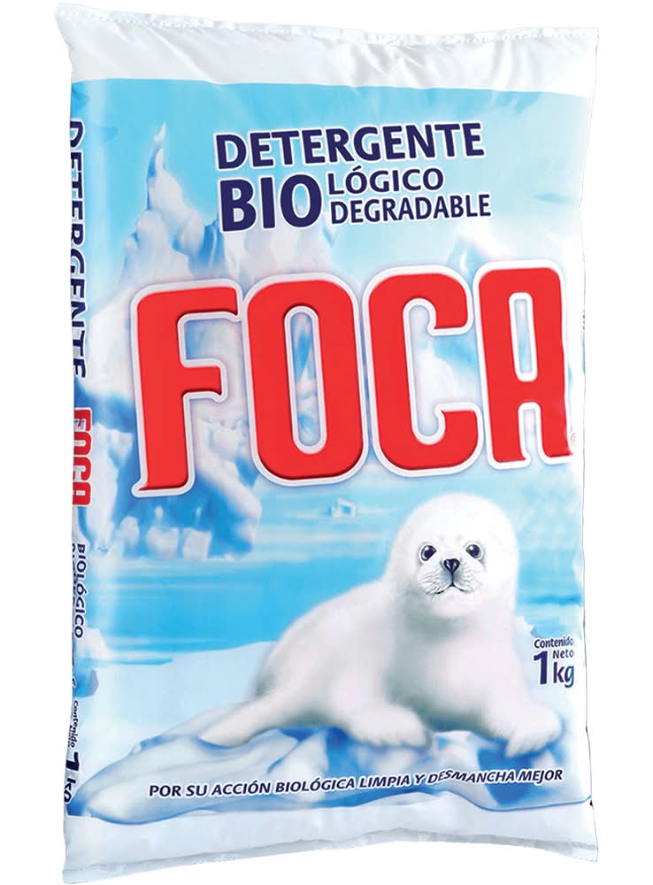 Foca · Detergente en polvo biodegradable (1 kg)