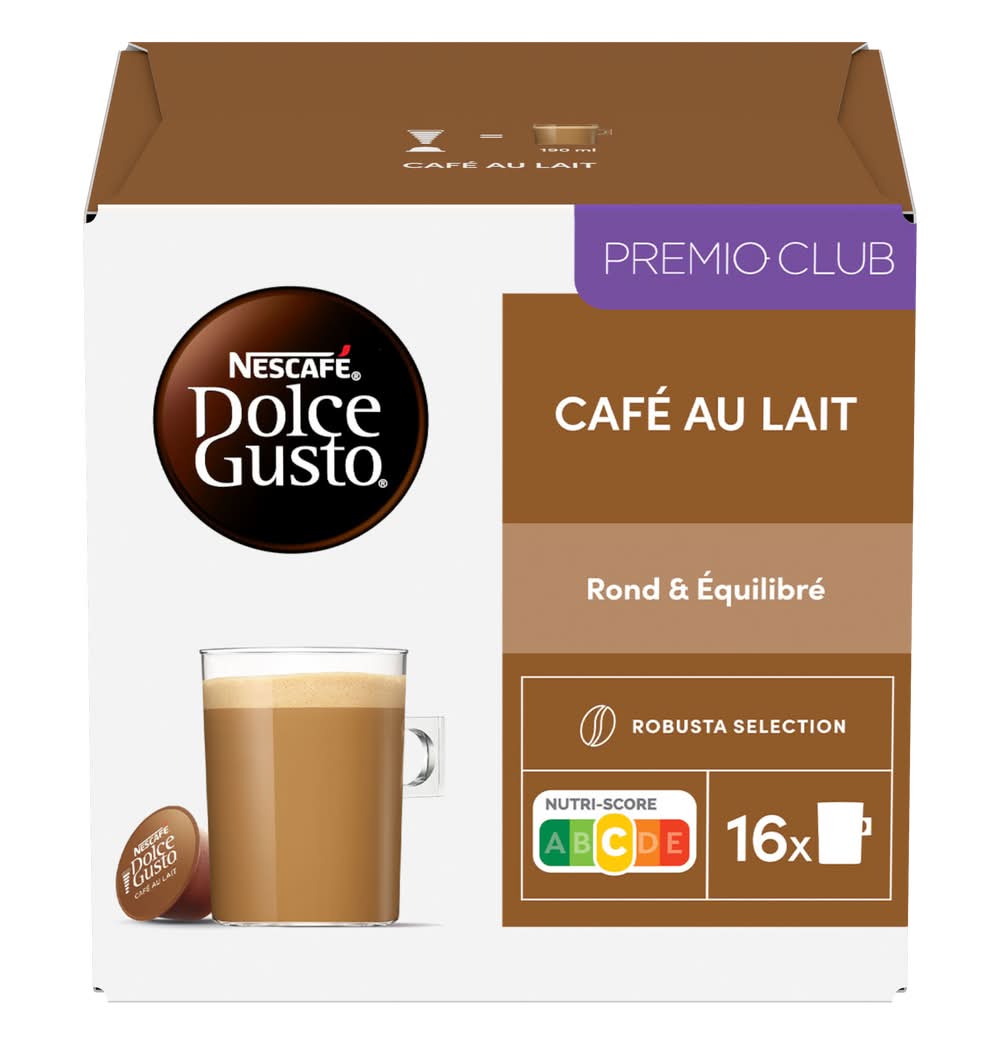 Nescafé - Dolce gusto café capsules au lait intensité 7 (16)