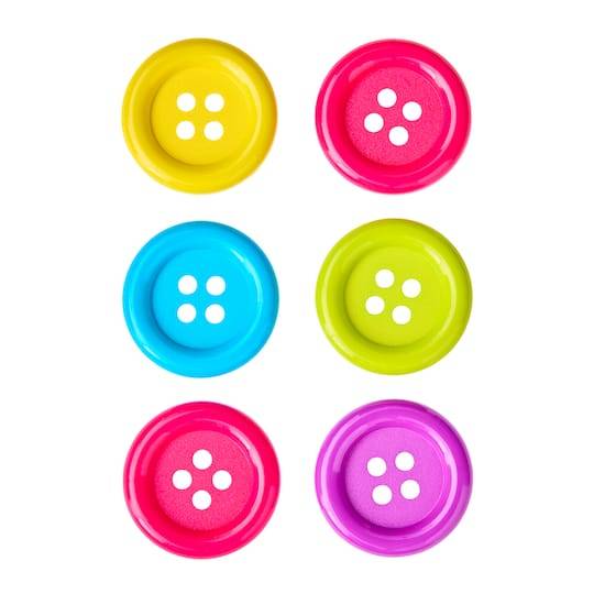 1.375" Fun Round Buttons By Loops & Threads