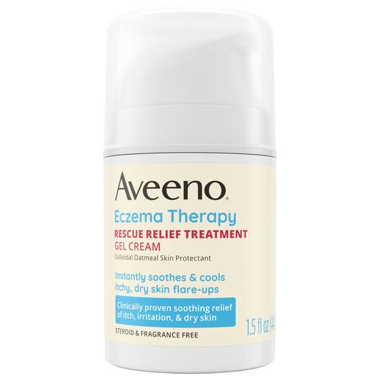 Aveeno Eczema Therapy Rescue Relief Treatment Gel Cream, 1.5 Fl. oz