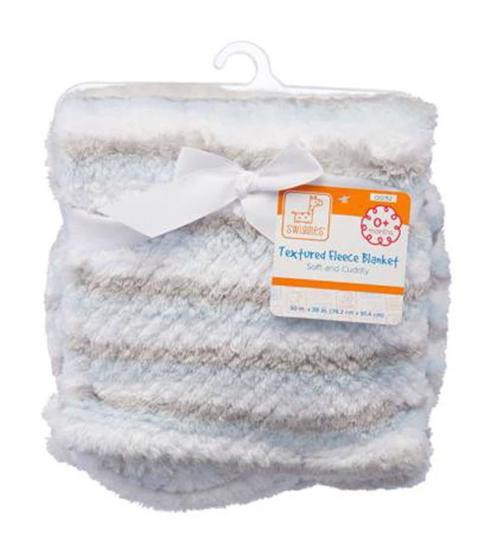 Swiggle Luxe Fleece Blanket Soft And Cuddly 0+ Months 1 Ct