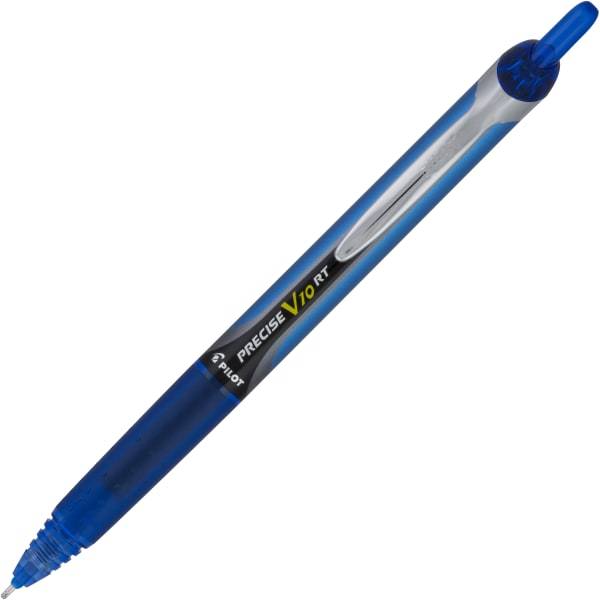 Pilot Precise V10 Retractable Rolling Ball Pen, Blue
