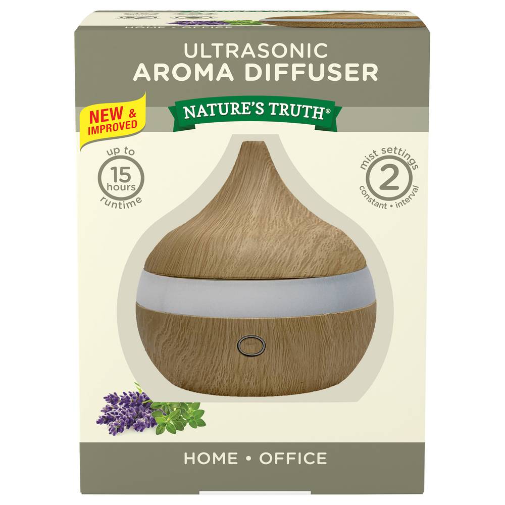Nature's Truth Ultra Sonic Aromatherapy Wood Aroma Diffuser