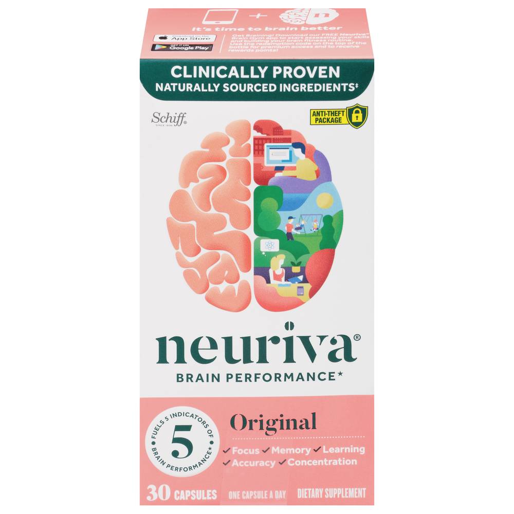 Neuriva Original Brain Performance Capsules (30 ct) (2.08 oz)