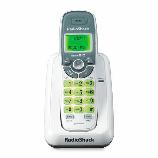 Radioshack teléfono inalámbrico rs6114 blanco (1 pieza)