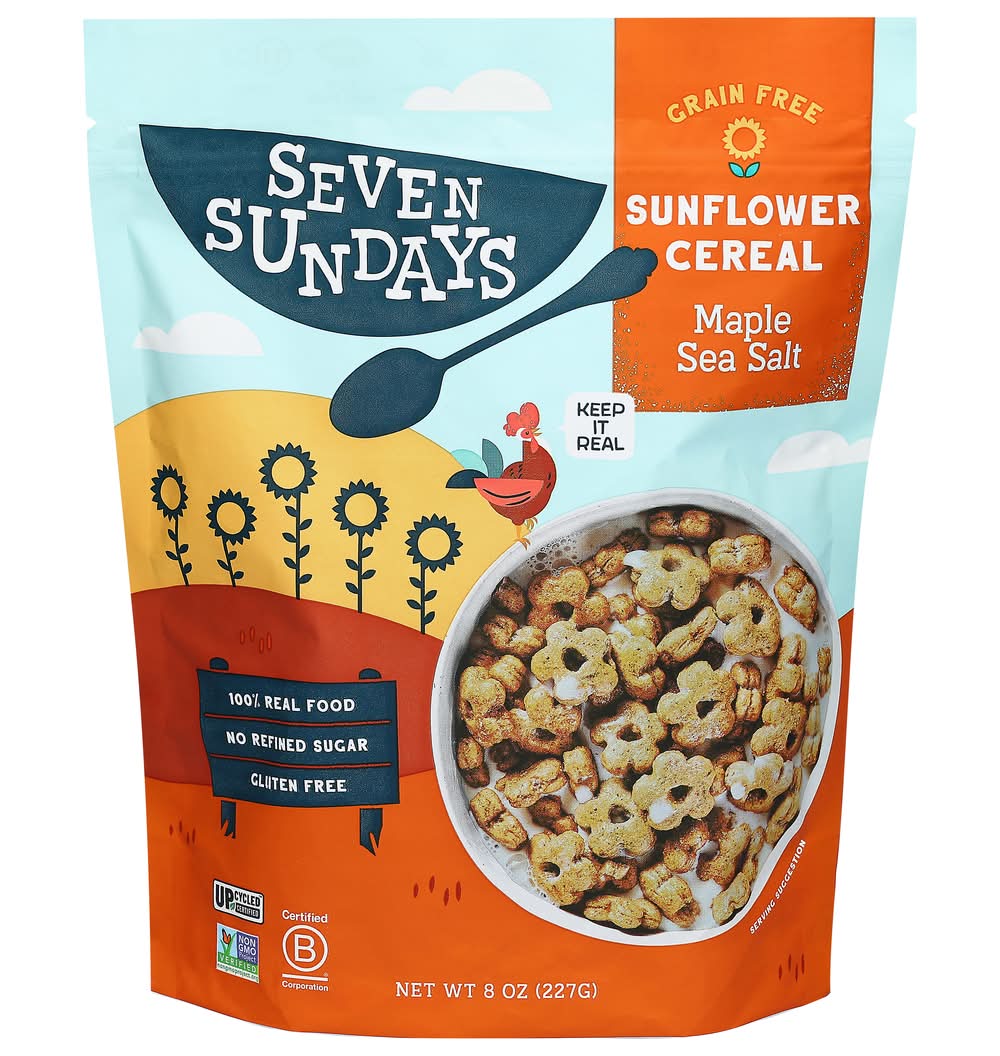 Seven Sundays Grain Free Maple Sea Salt Sunflower Cereal (8 oz)