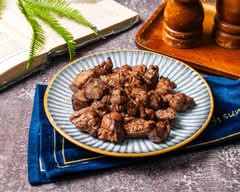 饒河夜市 爆燒骰子牛