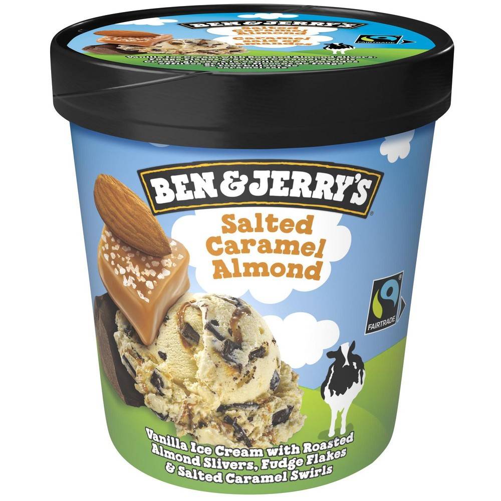 Ben & jerry's crme glace caramel sal et amandes (473 ml) - salted caramel almond ice cream (473 ml)