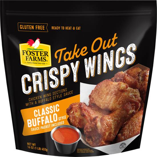 Foster Farms Take Out Crispy Wings Classic Buffalo Style (16 oz)