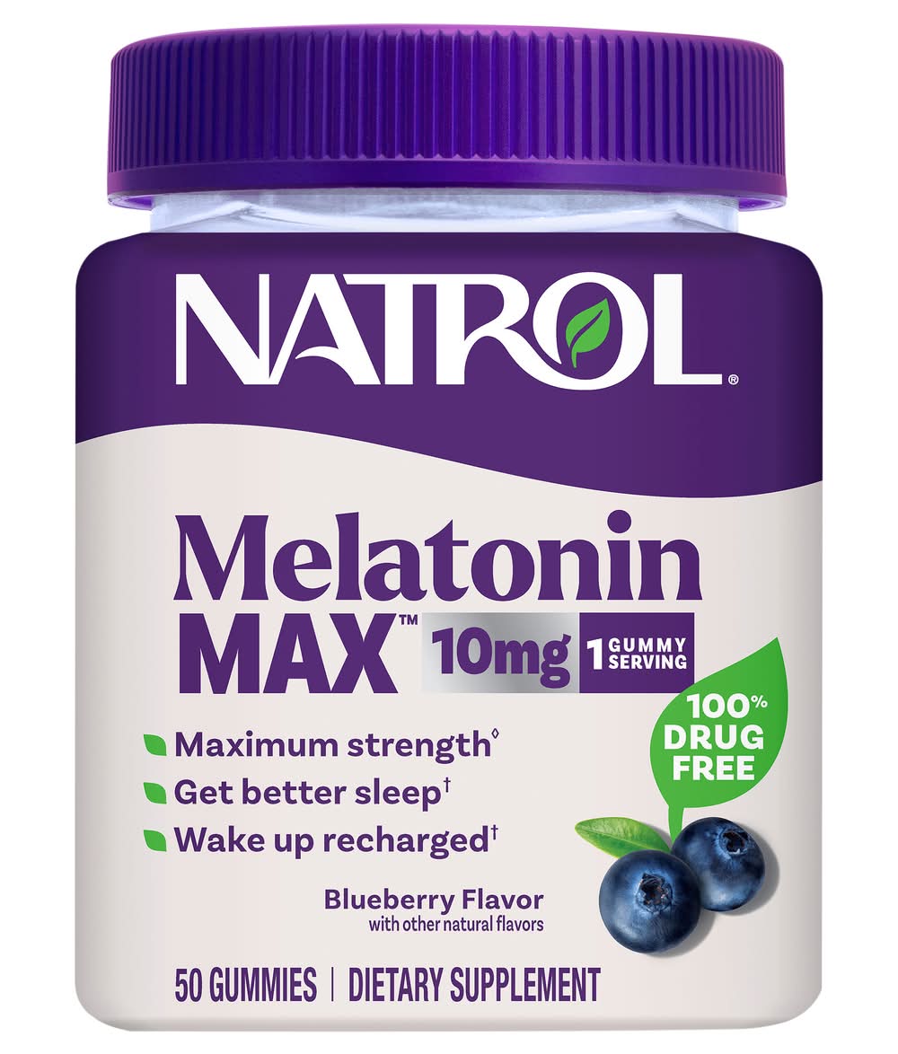 Natrol Dietary Supplement 10 mg, Blueberry (50 ct)